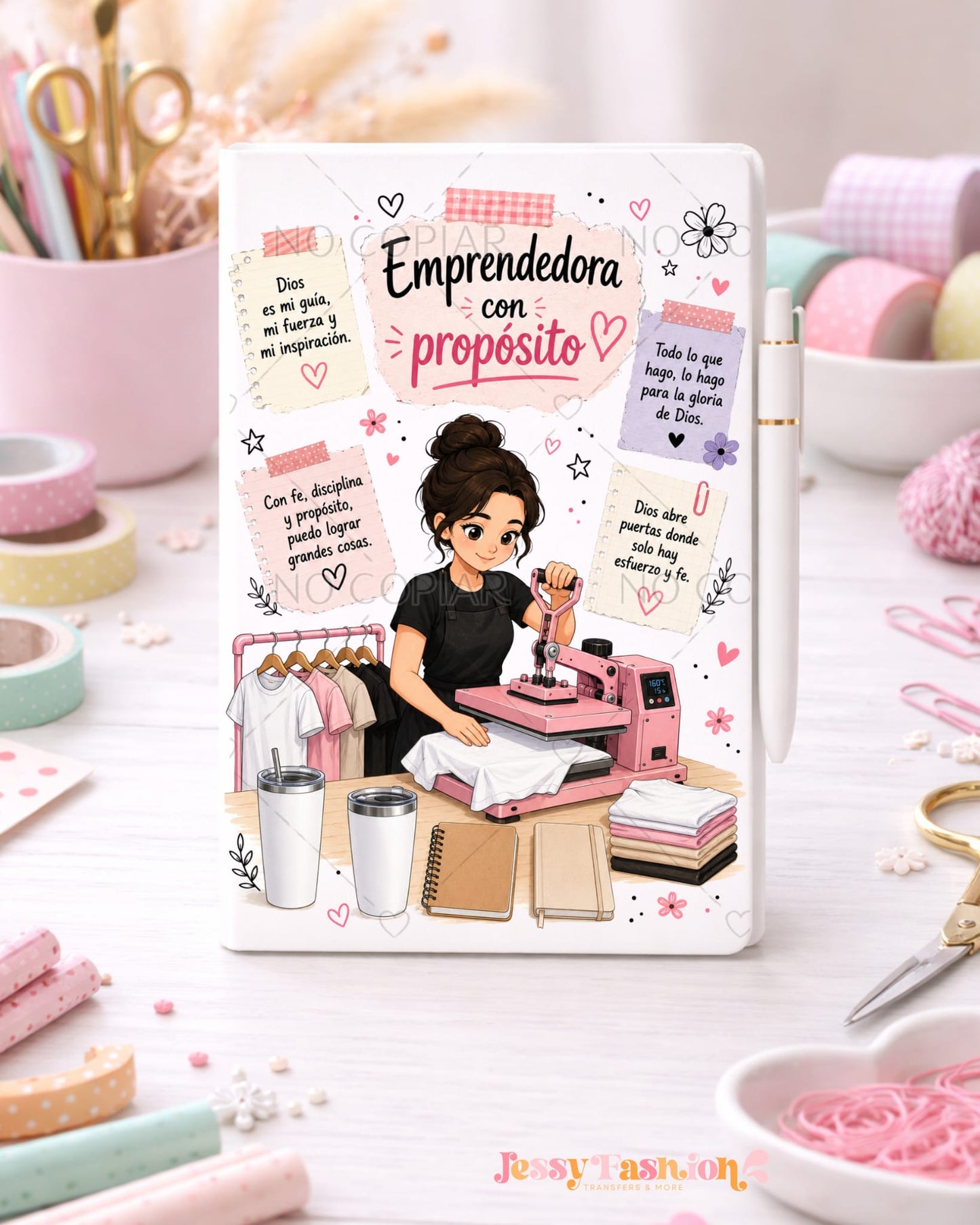 Emprendedora Con Propósito  UV dtf notebook
