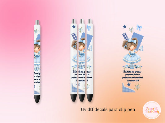 Bástate mi Gracia UV DTF PEN WRAP