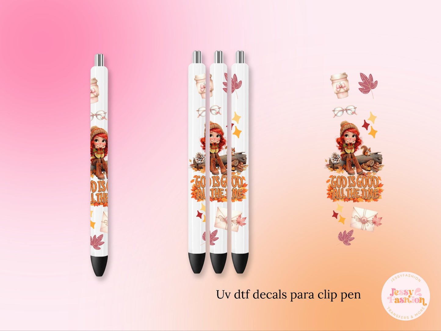 God is Good All the Time UV DTF PEN WRAP