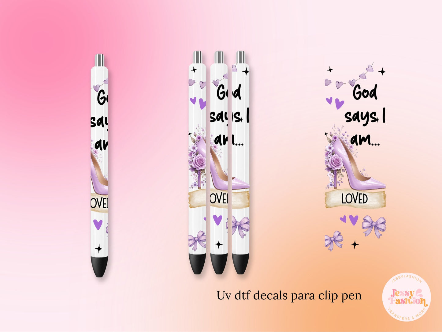 LOVED UV DTF PEN WRAP