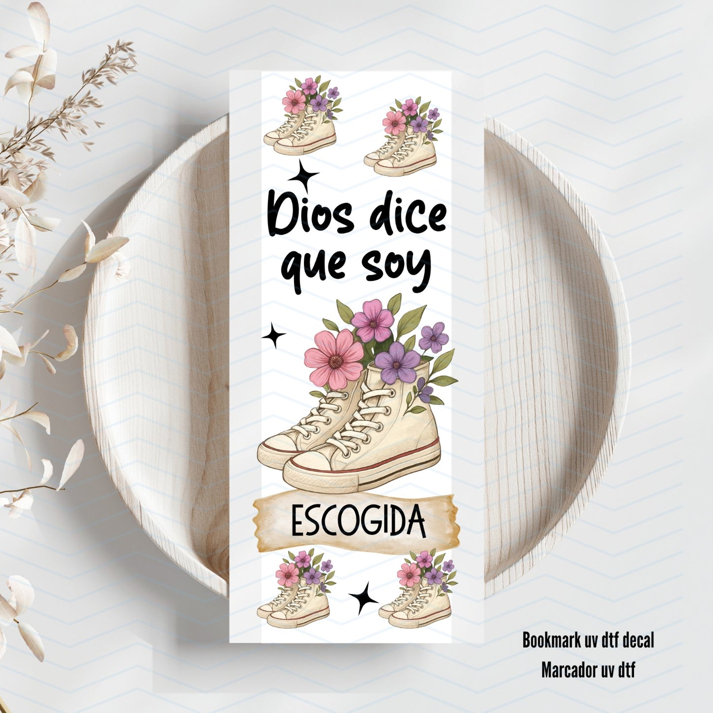 ESCOGIDA Uv Dtf Bookmark