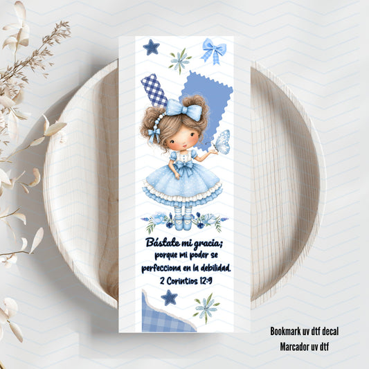 Bástate mi Gracia Uv Dtf Bookmark