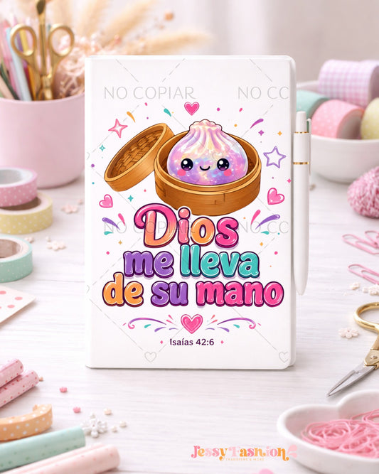 Dios Me LLeva De Su Mano UV dtf notebook