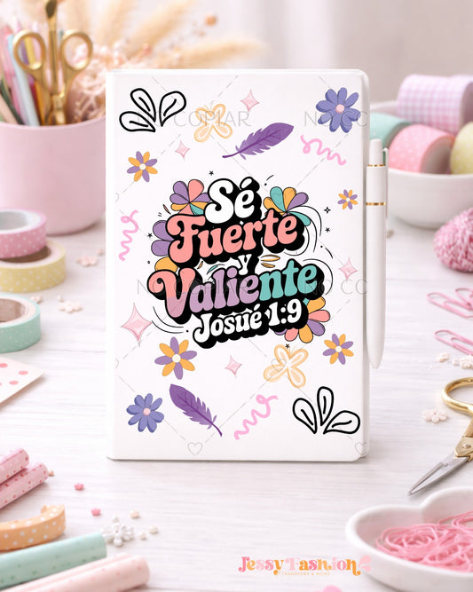 Sé Fuerte Y Valiente UV dtf notebook