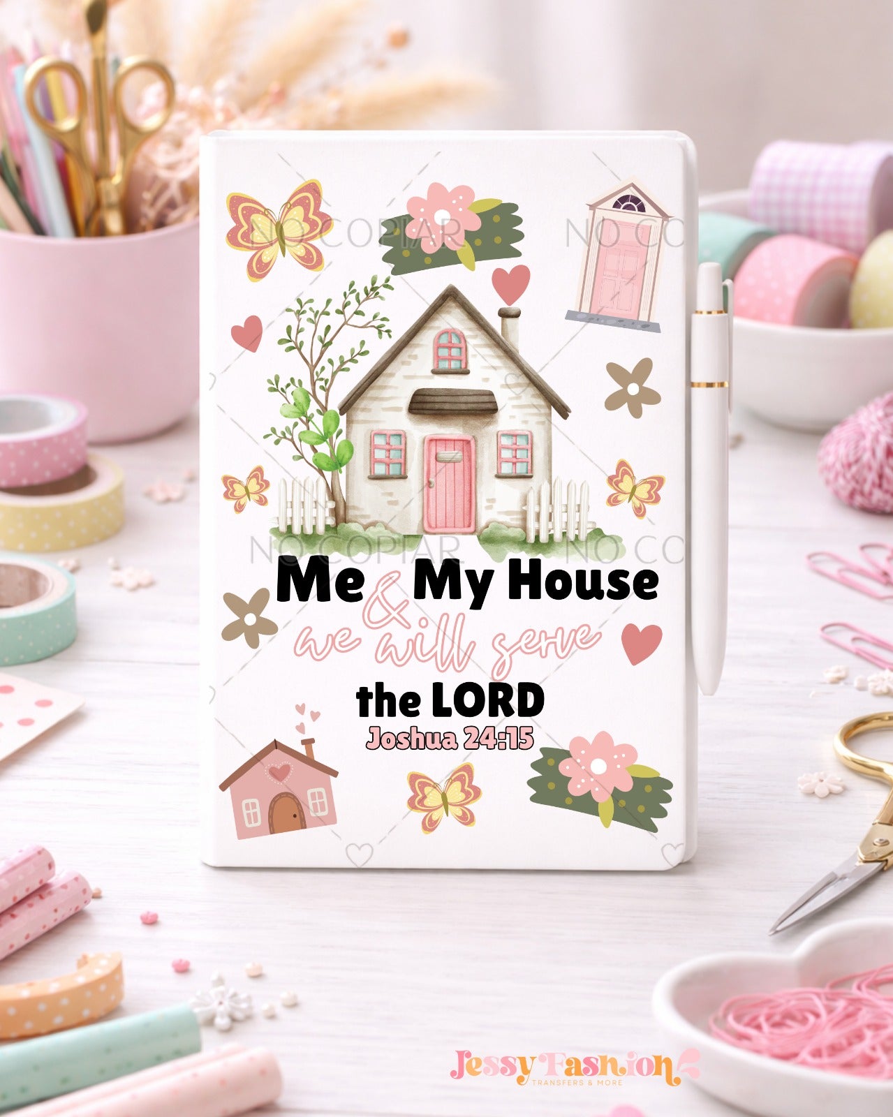 But As For Me & My House... UV dtf notebook