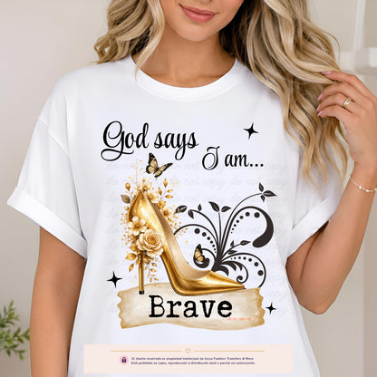 BRAVE Dtf shirt transfer
