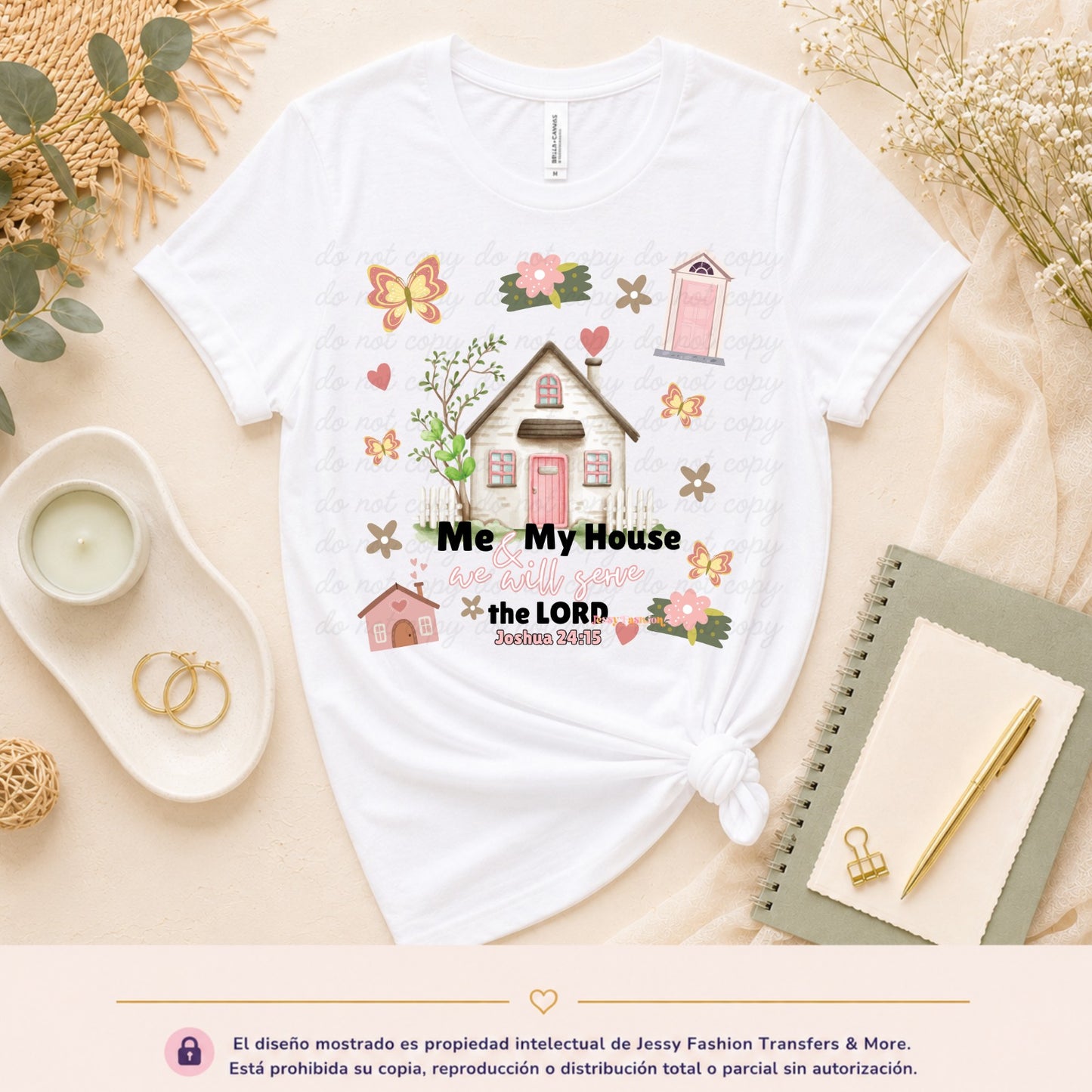 But As For Me & My House... Dtf shirt transfer