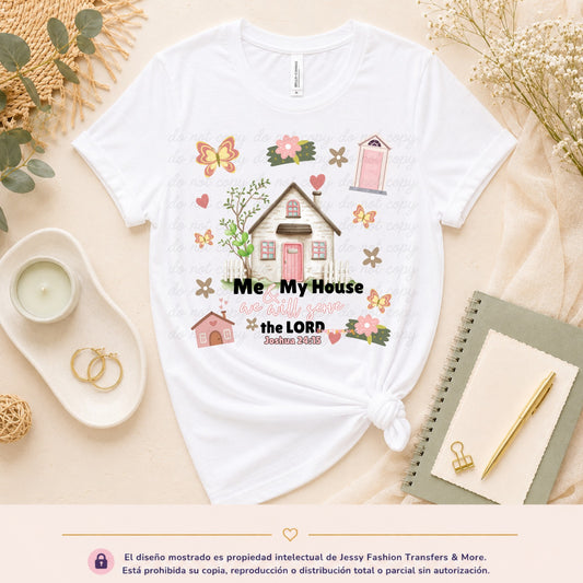 But As For Me & My House... Dtf shirt transfer