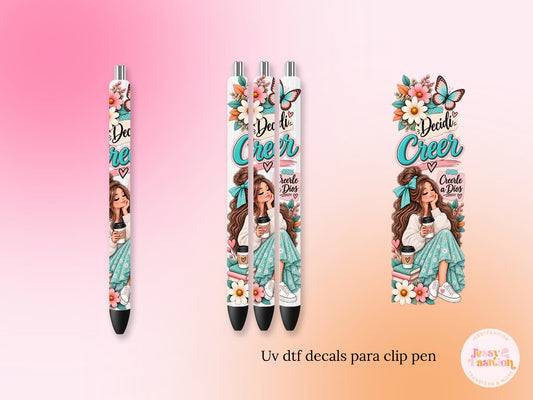 Decidí Creer UV DTF PEN WRAP