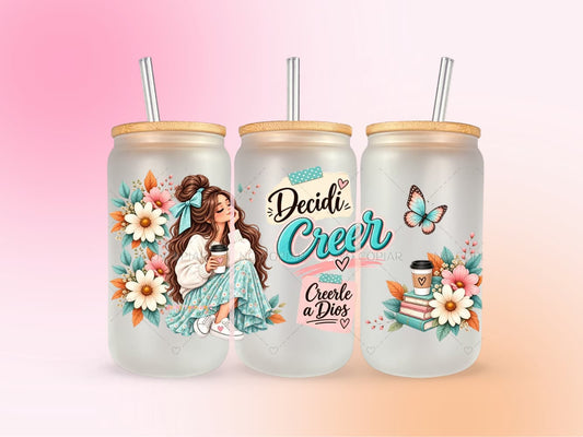 Decidí Creer UV DTF CUP WRAP