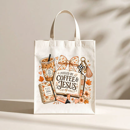 Fueled by Coffee & Jesus Dtf shirt transfer