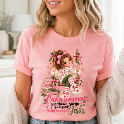 Cada página guarda un sueño Dtf Shirt Transfer