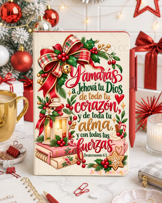 Y amarás a Jehová de todo tu corazón... UV dtf notebook