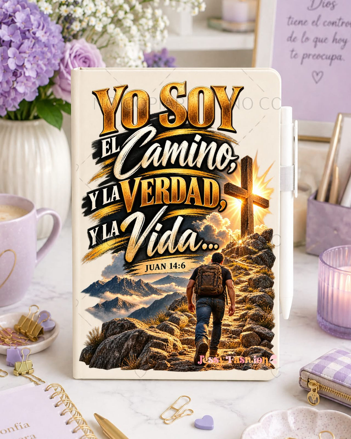 Yo Soy El Camino y La Verdad, y La Vida... UV dtf notebook