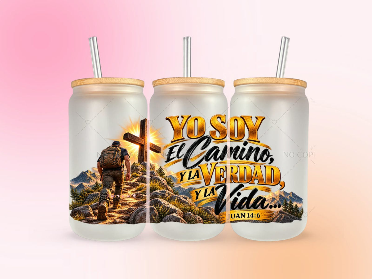 Yo Soy El Camino y La Verdad, y La Vida... UV DTF CUP WRAP