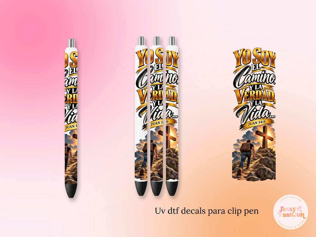 Yo Soy El Camino y La Verdad, y La Vida... UV DTF PEN WRAP
