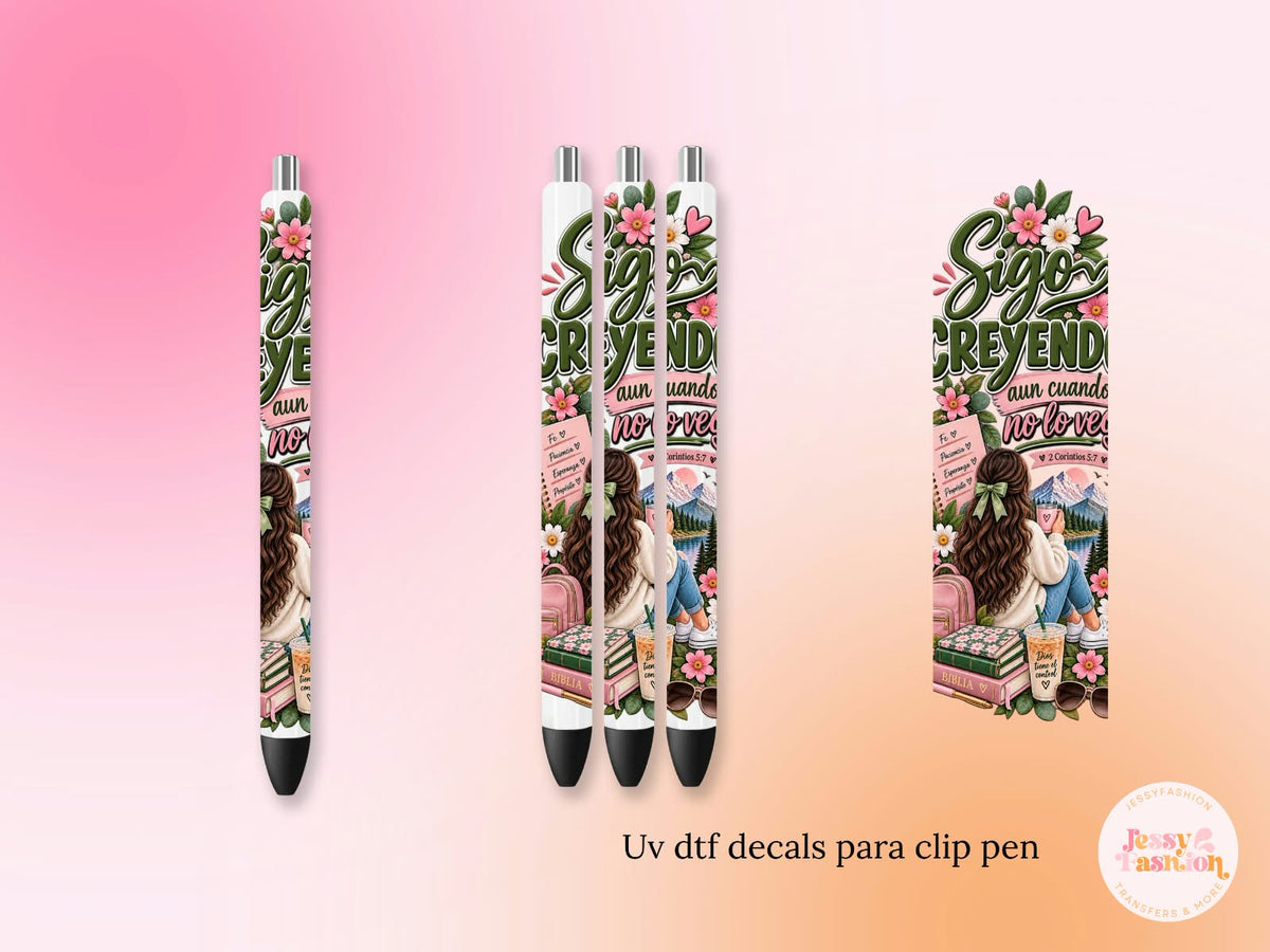 Sigo Creyendo UV DTF PEN WRAP