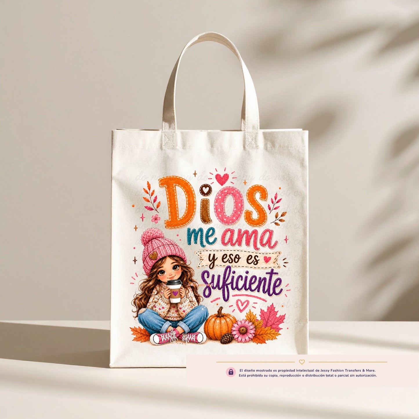 Dios Me Ama y eso es Suficiente Dtf shirt transfer