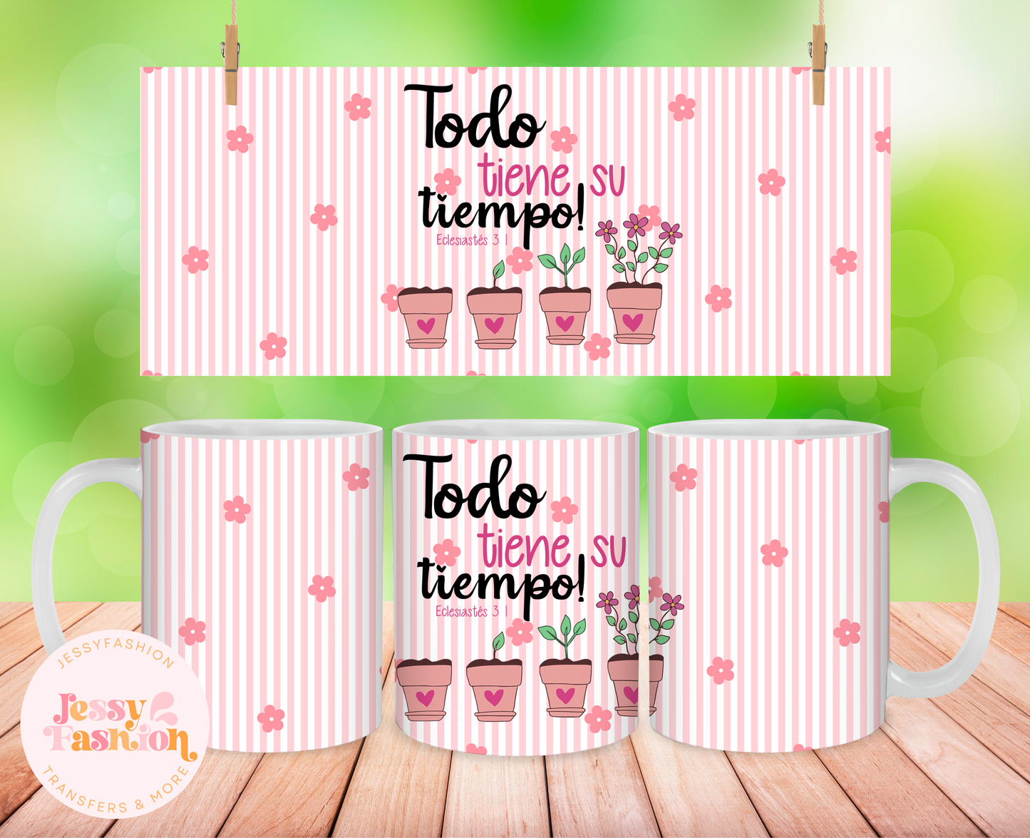 Nuevos mensajes positivos cristianos mug 11oz Sublimation transfer