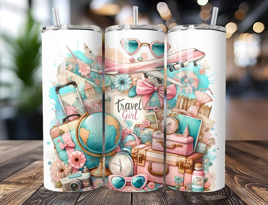 Travel Girl Sublimation Transfer