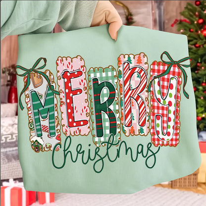 Merry Christmas DTF Shirt Transfer