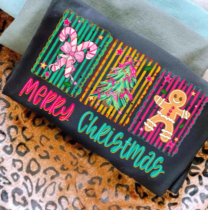 Merry Christmas DTF Shirt Transfer