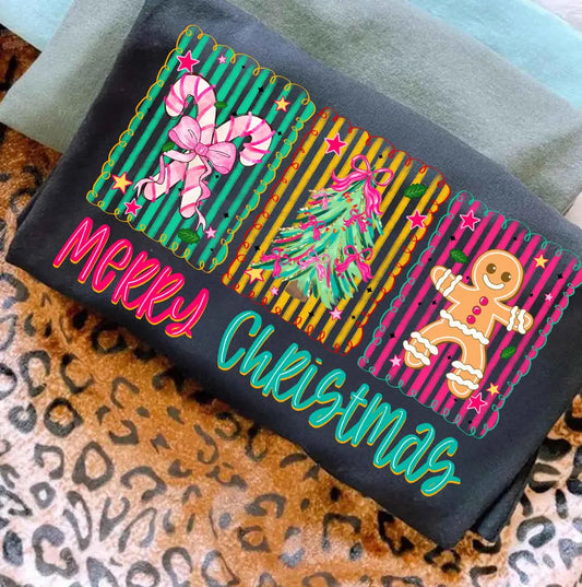 Merry Christmas DTF Shirt Transfer