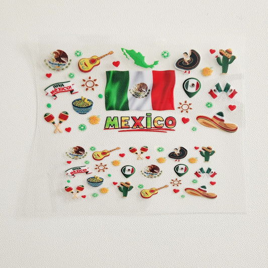 Mexico Mini uv dtf wrap
