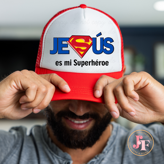Jesús es mi Superhéroe hat print