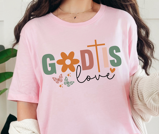 God is love DTF Shirt Transfer