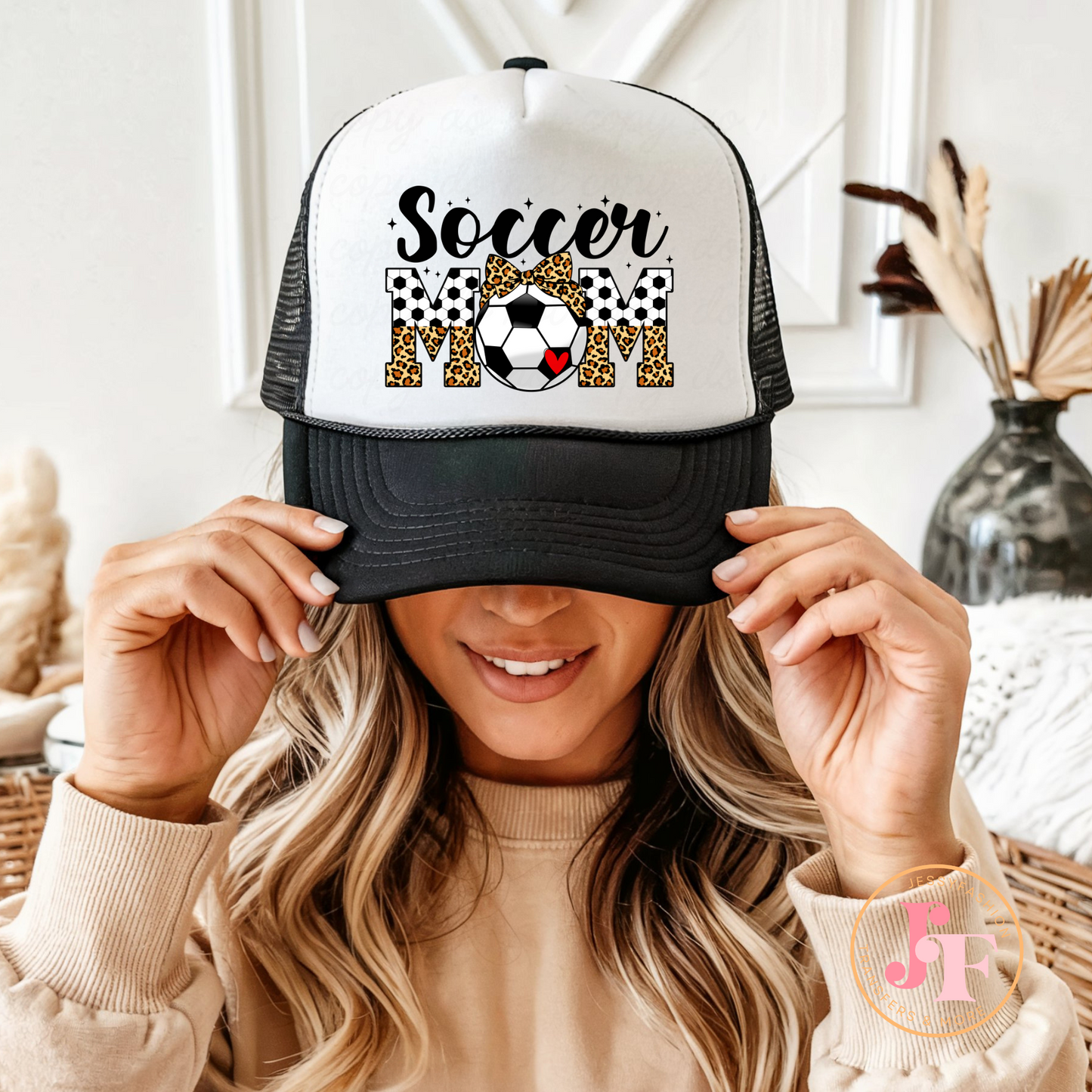 Soccer Mom Hat print
