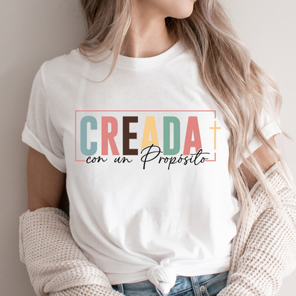 Creada con un proposito DTF Shirt Transfer