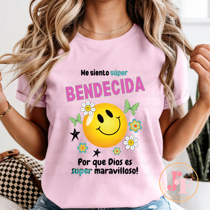 Super bendecida DTF Shirt Transfer