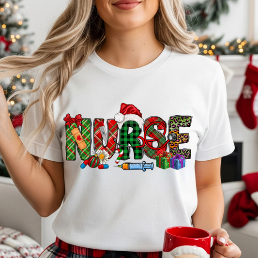 Nurse Christmas DTF Shirt Transfer
