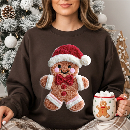 Faux Gingerbread Man Dtf Shirt Transfer