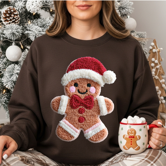 Faux Gingerbread Man Dtf Shirt Transfer