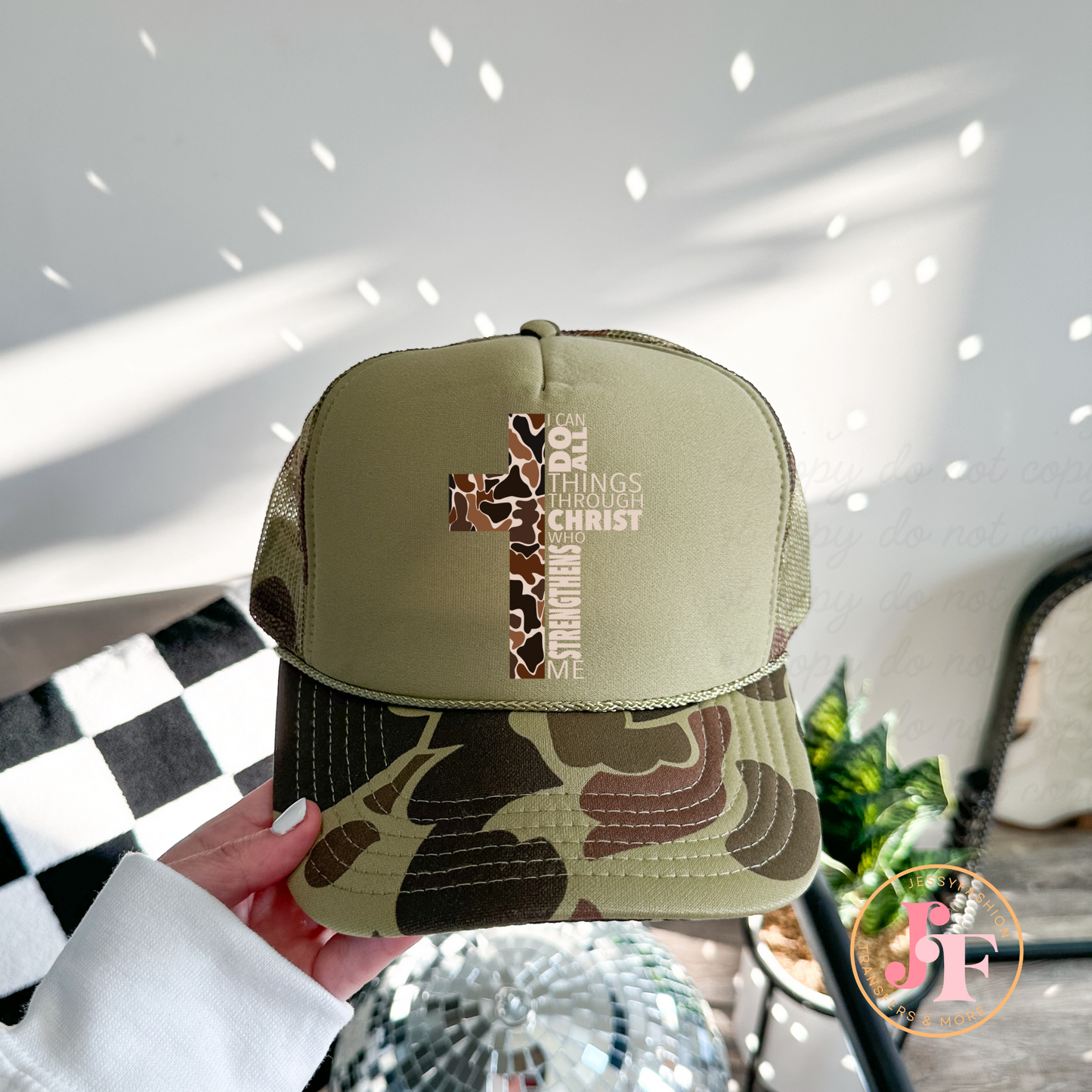 I can do all things through Christ hat print
