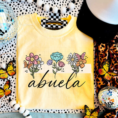 Abuela Floral DTF Shirt Transfer