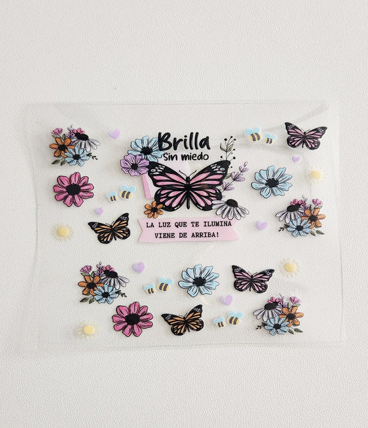 Brilla sin miedo...Mini uv dtf wrap