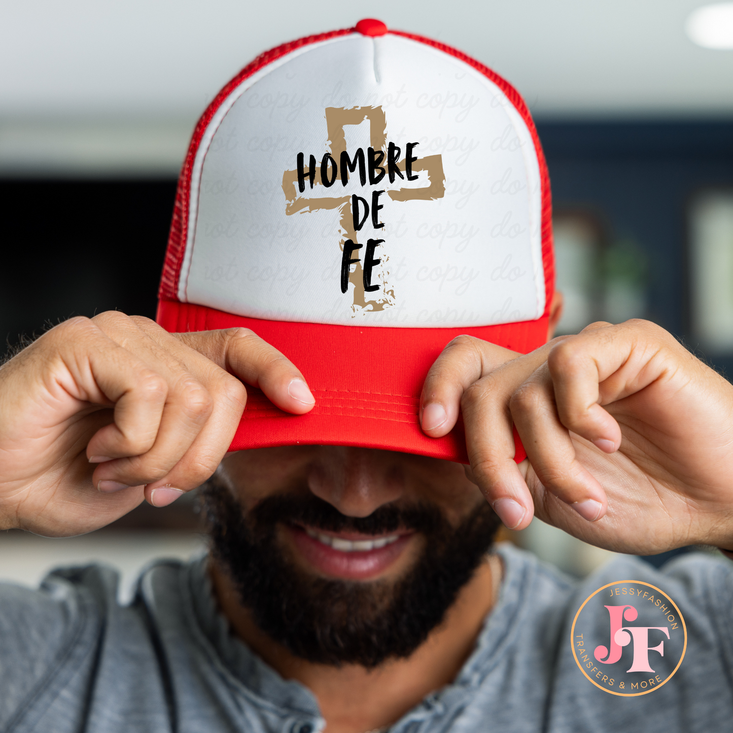 Hombre de Fe hat print