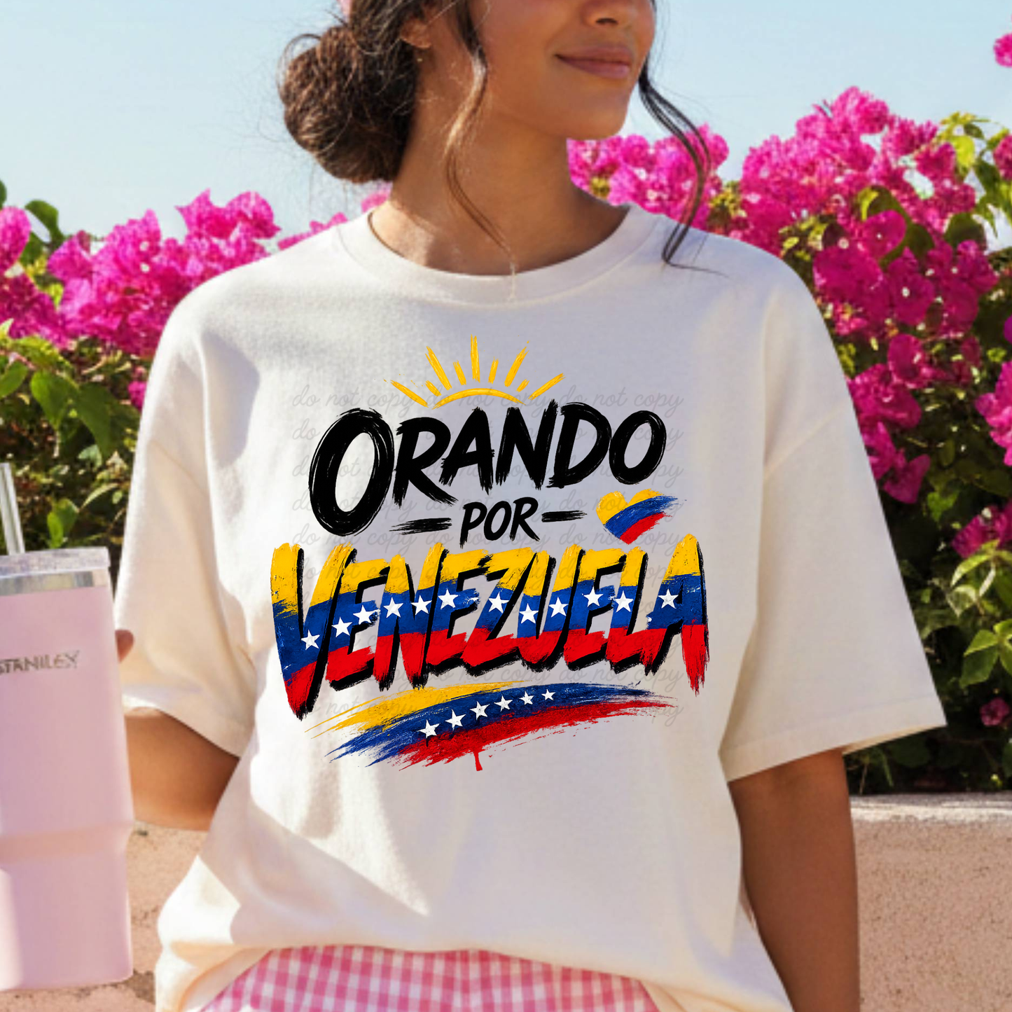 Orando por Venezuela en Español o English Dtf transfer (preorden)