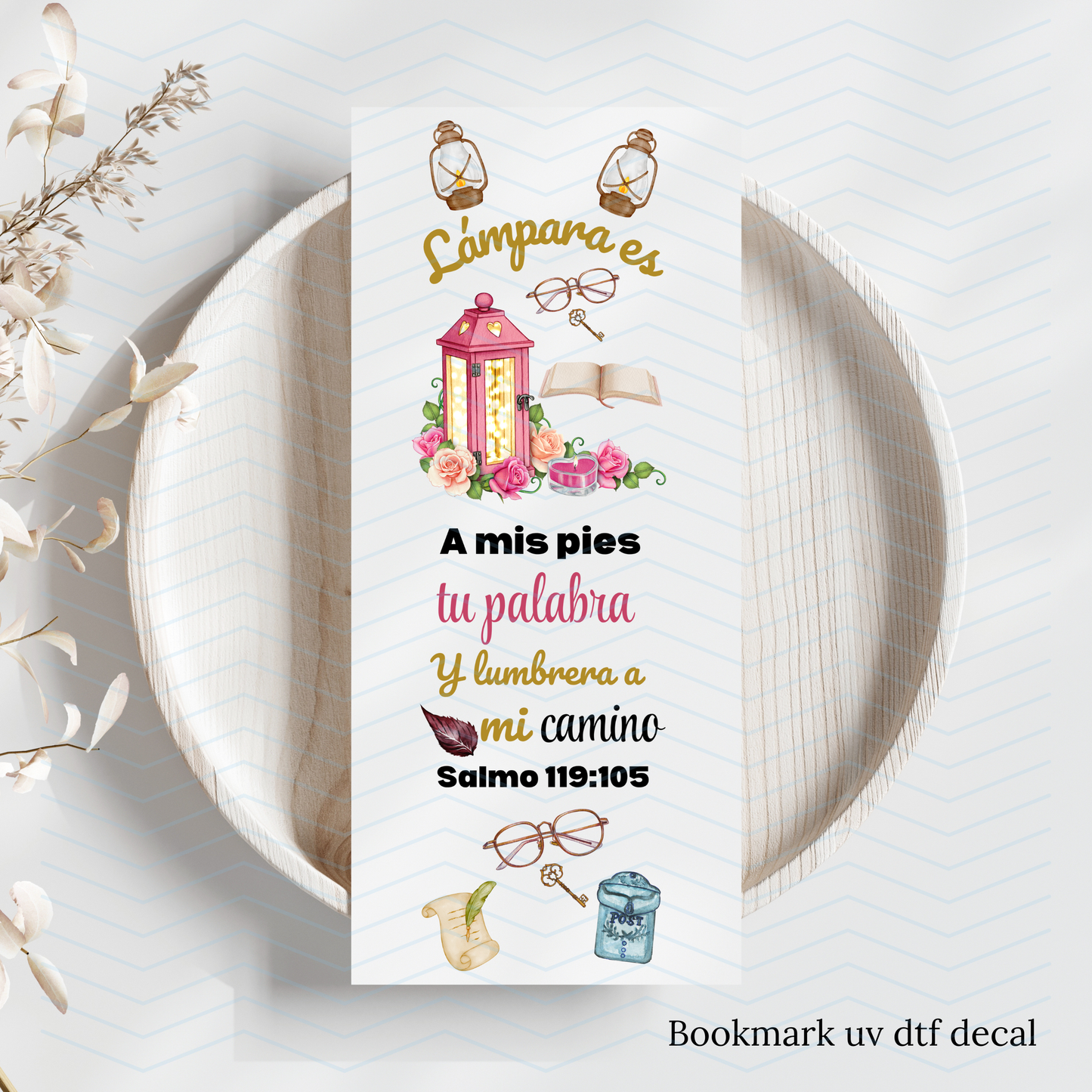 Lámpara es... Uv Dtf Bookmark