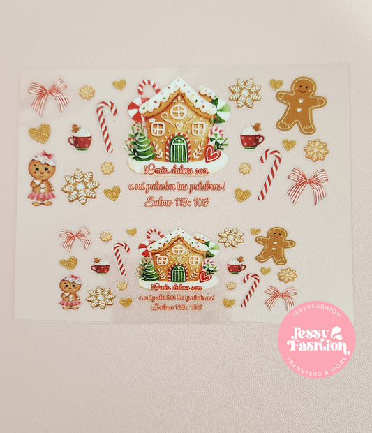 Navidad Cuan dulces... mini uv dtf wrap