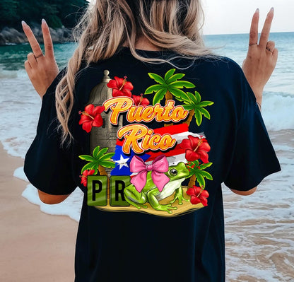 Puerto Rico DTF Shirt Transfer