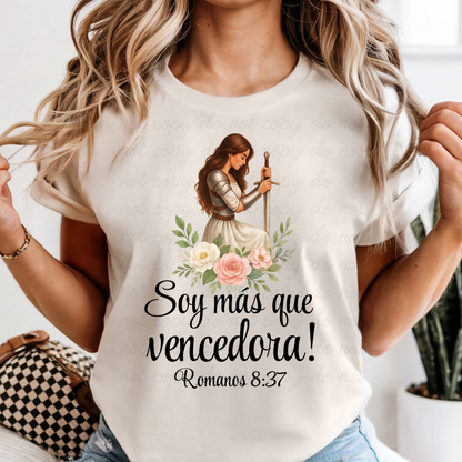Soy mas que vencedora! DTF Shirt Transfer