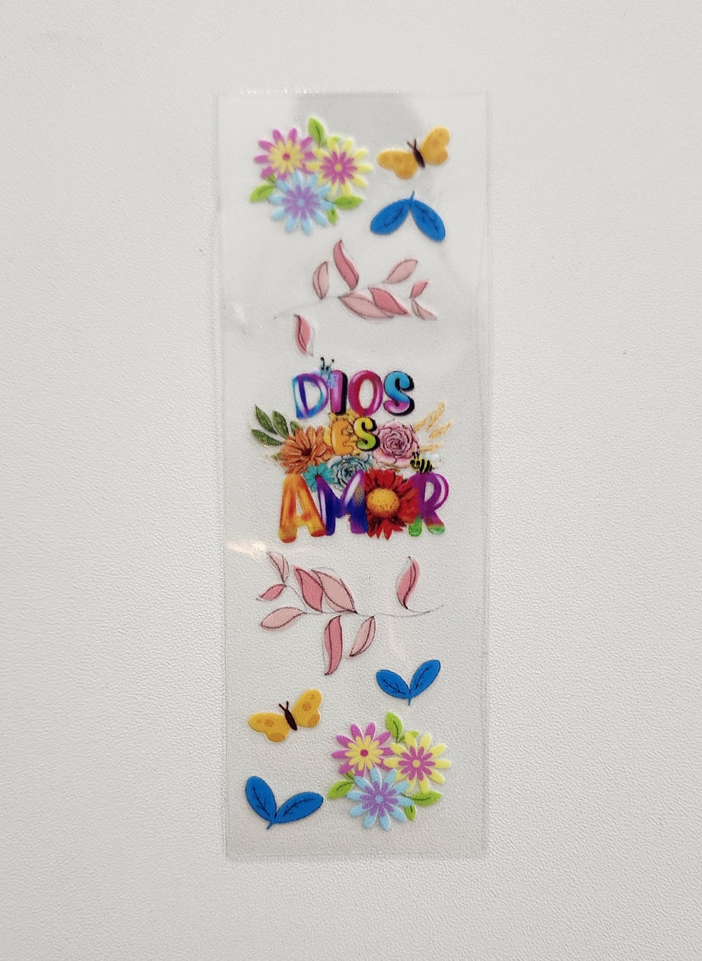Dios es amor UV DTF Decal Bolígrafo