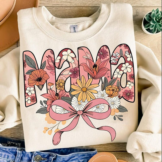 Floral Mama DTF Shirt Transfer