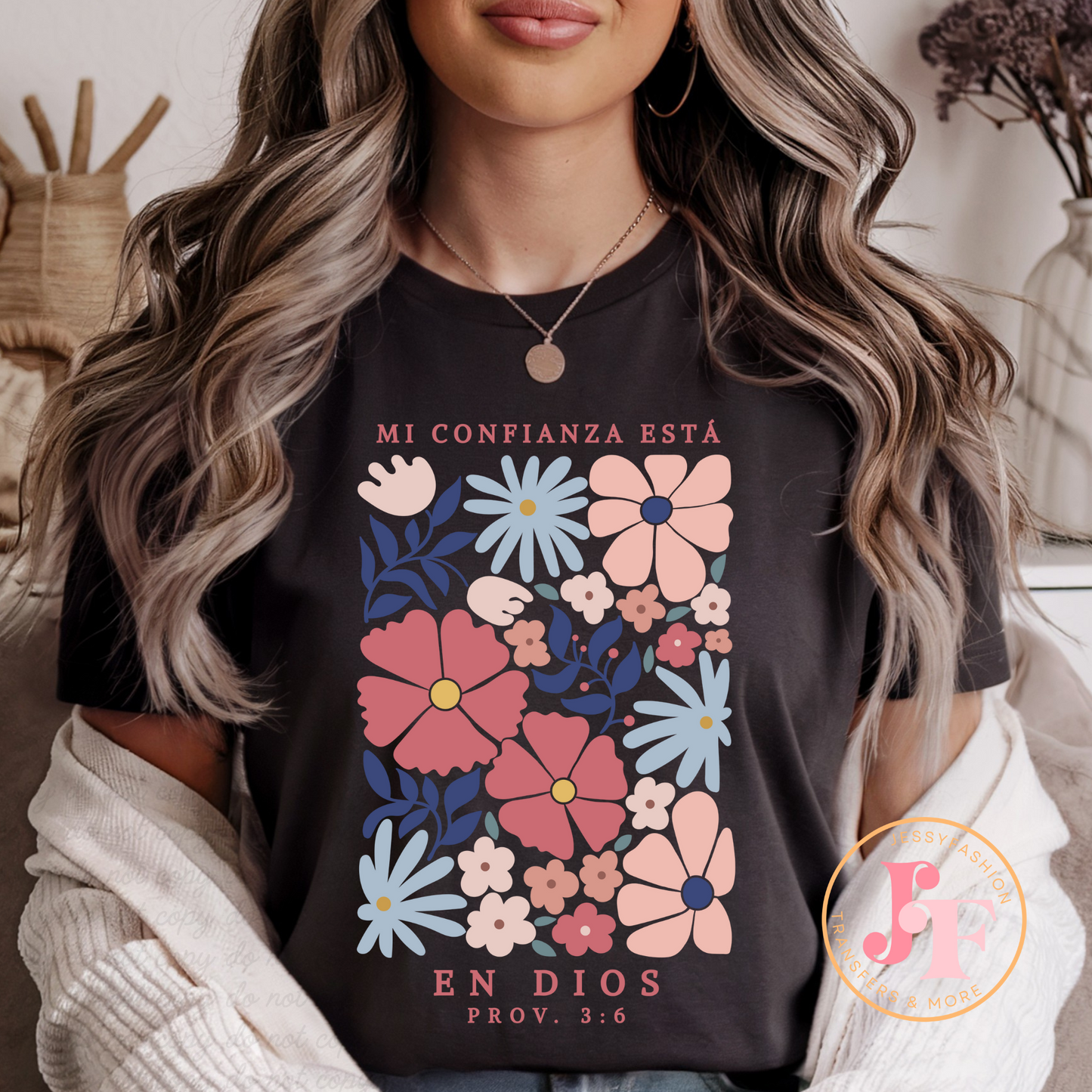 Mi confianza está en Dios DTF Shirt Transfer