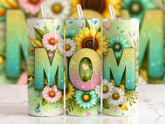 Mom daisy and sunflower Sublimation Transfer
