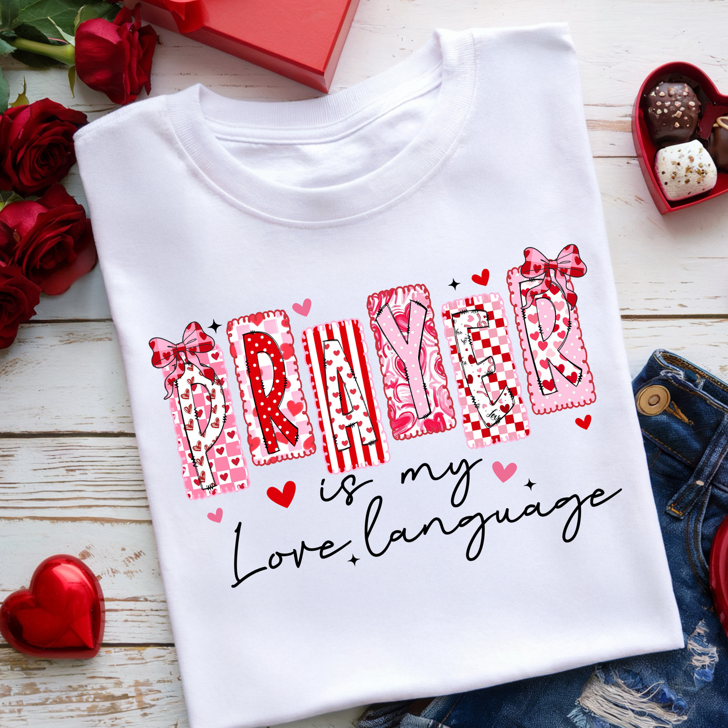 Prayer is my Love Language Dtf Shirt Transfer
